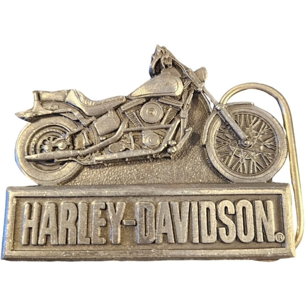🏍 1993 Vintage Harley-Davidson belt buckle